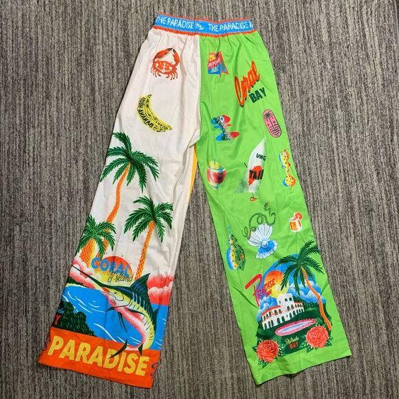 Kissonic Women's Size Small Paradise Retro‎ Outfit Set Pants Shirt Vacation NWOT - Picture 2 of 8